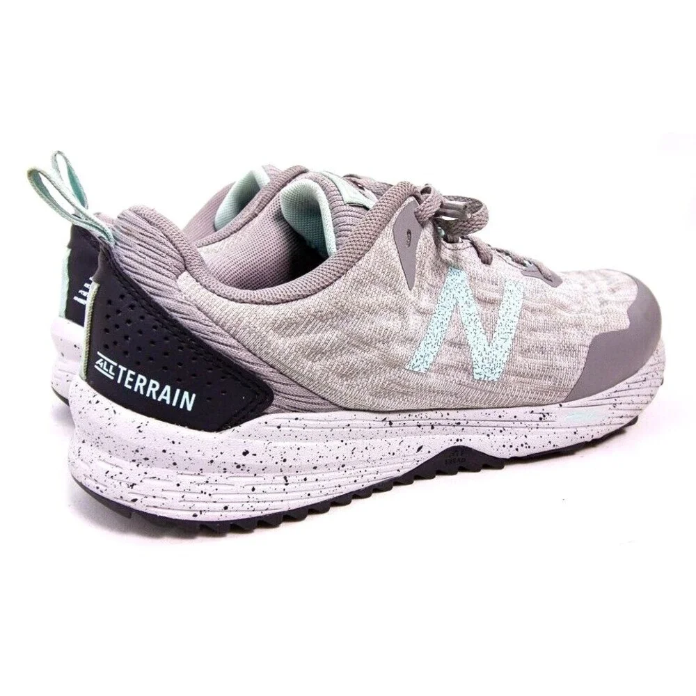 New Balance NITREL v3 Trail Womens Size 8.5 D Speed Ride Grey Green Running Shoe